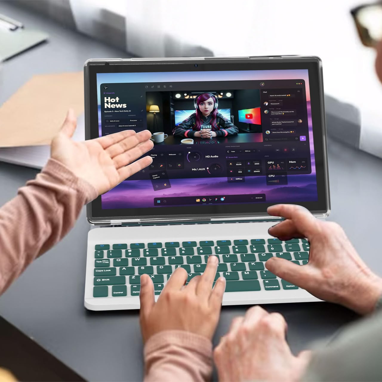 Trifone X1101 – Tablette Hybride 2-en-1 5G 11" (8 Go RAM / 512 Go)