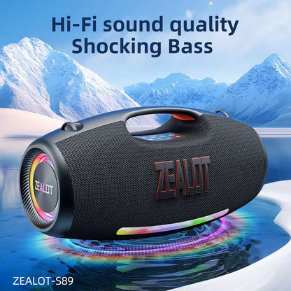 ZEALOT S89 — Enceinte Bluetooth Boombox 250W IPX6