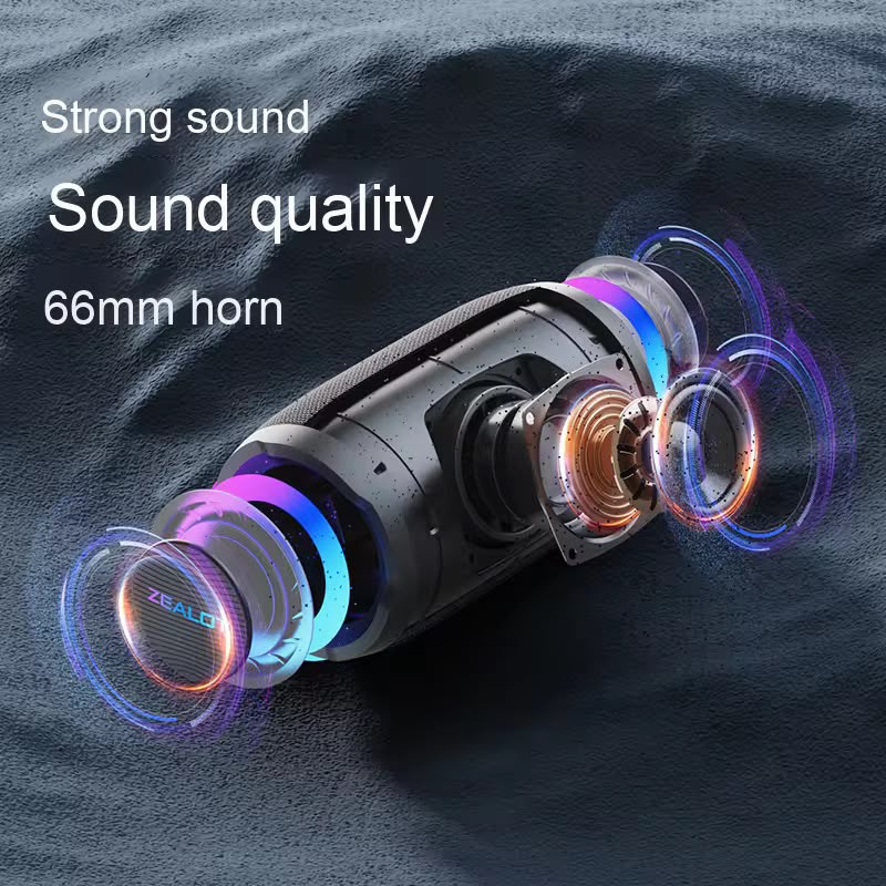 ZEALOT S61 — Enceinte Bluetooth 20W RGB