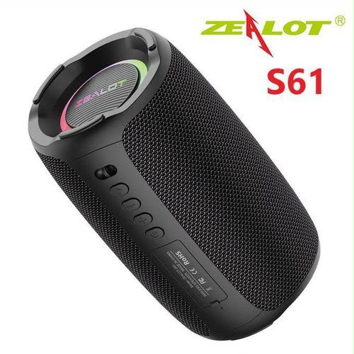 ZEALOT S61 — Enceinte Bluetooth 20W RGB