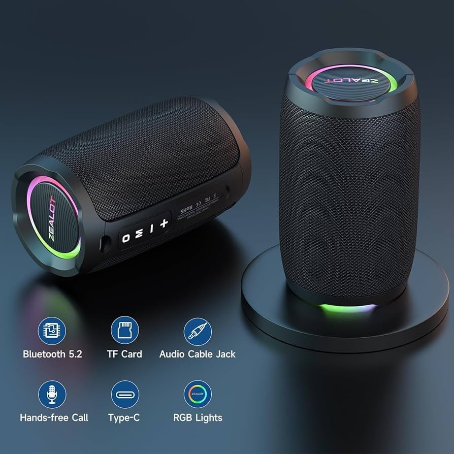 ZEALOT S49 — Enceinte Bluetooth 20W IPX6