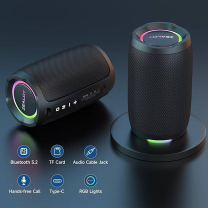 ZEALOT S49 — Enceinte Bluetooth 20W IPX6