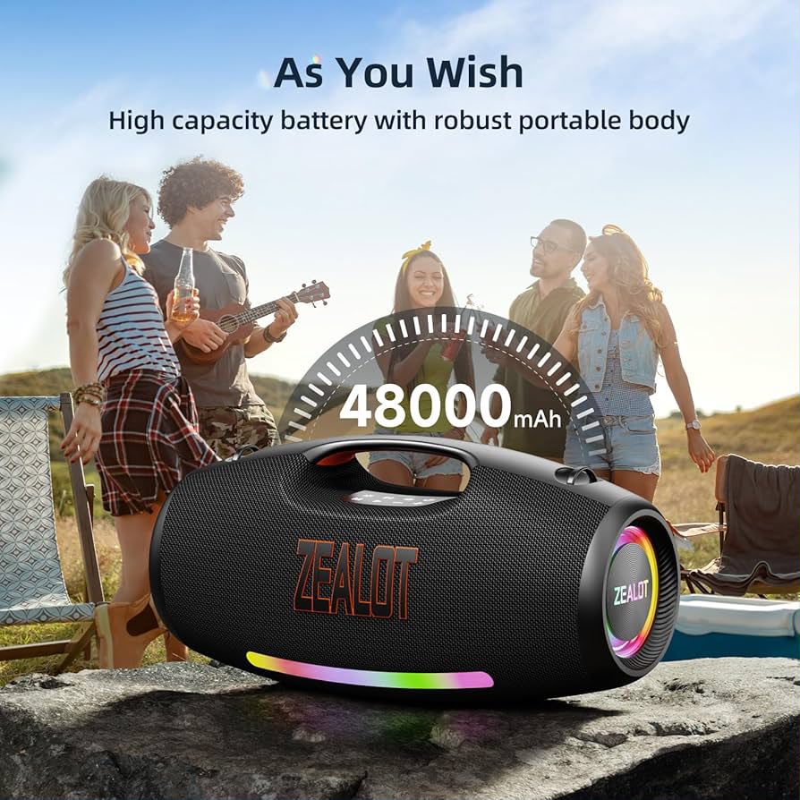 Enceinte Bluetooth ZEALOT S79 – 100W | IPX5 | Batterie 24 000 mAh