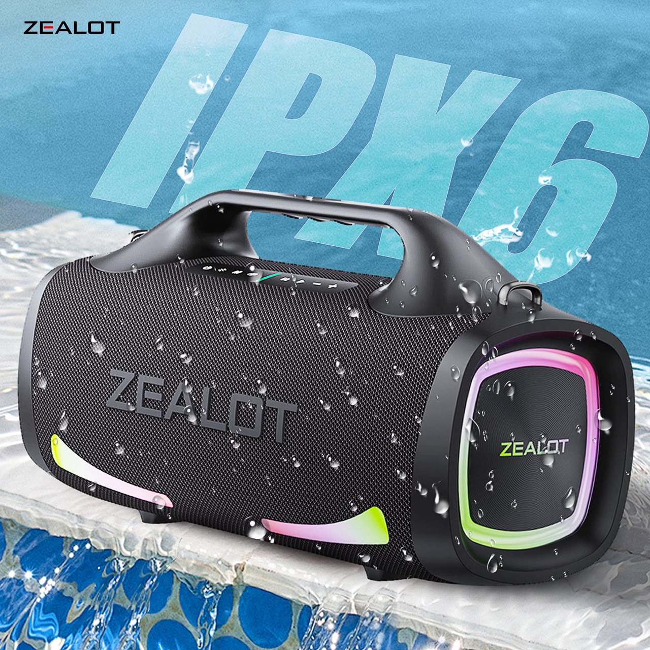 Enceinte Bluetooth ZEALOT S79 – 100W | IPX5 | Batterie 24 000 mAh