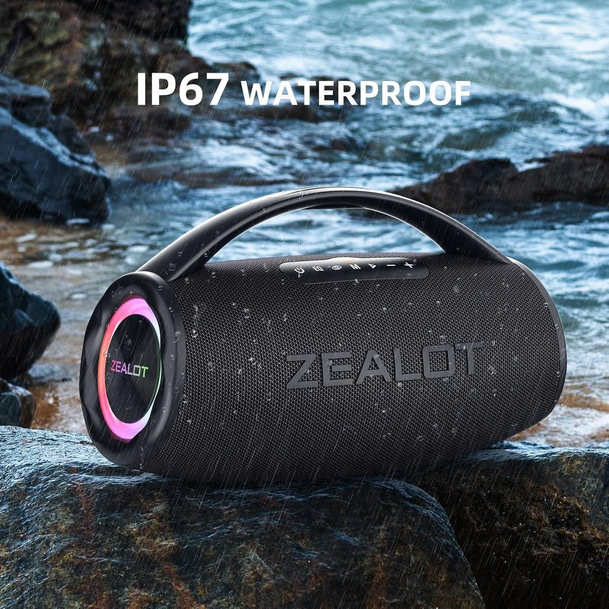 ZEALOT S97 — Enceinte Bluetooth Outdoor 80W IPX6