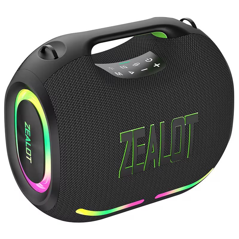 ZEALOT ZE01 — Enceinte Bluetooth Boombox 120W IPX6