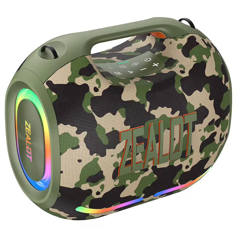 ZEALOT ZE01 — Enceinte Bluetooth Boombox 120W IPX6