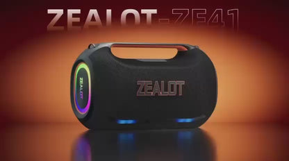 ZEALOT ZE41 — Enceinte Bluetooth 250W avec Karaoké & RGB